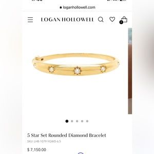Logan Hollowell 5 Star Set Diamond Bracelet